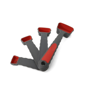 8 Miếng Di Động <span class=keywords><strong>4</strong></span> Trong <span class=keywords><strong>1</strong></span> Có Thể Gập Lại Silicone Pp Xử Lý Cốc Đo Và Bộ Thìa - Product Image 3