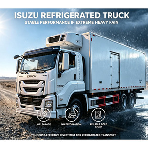 New 6x4 Diesel <b>Refrigerated</b> Truck ISUZU FVR FVZ GIGA Carrier Thermo King Semi Reefer Trucks Tractor Food Cargo Delivery Vehicle - Product Image 1