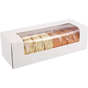 Custom Matt Lamination Eco-Friendly Recycled Materials <b>Square</b> Box Shaped Hot Dog Food Packaging Waffle Tray Cardboard Burger - Product Image 1