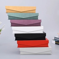Boîte-cadeau en carton pliable magnétique de luxe Carton rigide écologique avec stratification mate pour l'emballage des cils