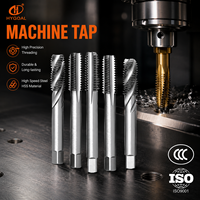 Tap Spiral Point HYGOAL HSS untuk Pemrosesan Mesin CNC Logam Lubang Tembus