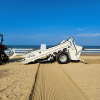 Balayeuse de plage à eau froide diesel HANDSOMER2500, neuve, 380V, machine de nettoyage d'écrans pour sable et débris, garantie 1 an