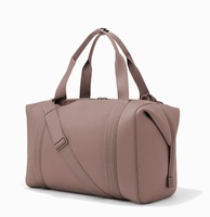 Sac de sport et de voyage personnalisé, portable, à bandoulière, en coton durable, avec compartiment sec/humide séparé