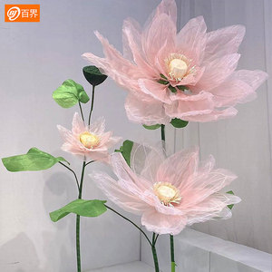 Mô phỏng hoa sen thủ công cơ khí mở/đóng cửa sổ hoa nhân tạo hiển thị trung tâm mua sắm ảnh ngày của mẹ - Product Image 4