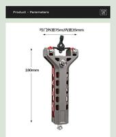 Fusil à Lance-Pierres CNC en Aluminium en Gros avec Chargeur, Kit Complet d'Outils pour le Tir à la Cible en Plein Air pour Adultes