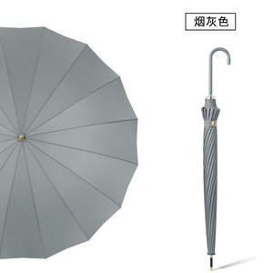 Китайская фабрика, оптовая продажа, индивидуальные деловые подарочные зонты, зонты с деревянной ручкой, индивидуальный логотип - Product Image 6