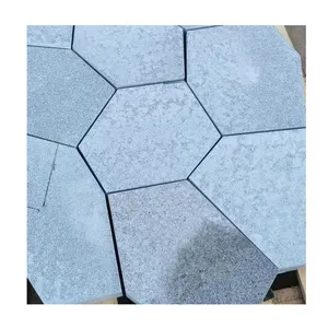 Düzensiz şekil granit G603 buz kırık taş ezilmiş parke taşı