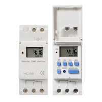 Interruptor Temporizador Electrónico Digital Semanal Programable a Prueba de Agua AHC-15A, Interruptor de Tiempo para Escaleras 16A 230V