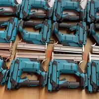 Pistolet à clous électrique sans fil RYNEX 21V, pour clous et agrafes, sans fil, sans balais, alimenté par batterie