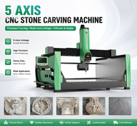 Machine de gravure haute précision à 5 axes pour le marbre, le granit, la pierre, les monuments et les reliefs