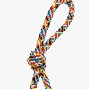 2024 Top vente interactif coton Jute haltère corde jouet indien exportateur durable chien jouant balle accessoires - Product Image 1