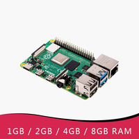 Raspberry Pi Modelo B 1GB 2GB 4GB de RAM de doble banda WIFI soporte POE, Raspberry Pi 4 placas Dual