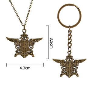 พวงกุญแจโลหะผสมสังกะสี ZRM Custom <span class=keywords><strong>Black</strong></span> <span class=keywords><strong>Butler</strong></span> พร้อมจี้รูปนกกา สร้อยคอ ของตกแต่งอนิเมะ ขายตรงจากผู้ผลิต - Product Image 3