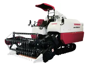 new yanma rice combine harvetser YM AW 70V combine harvester for agriculture use