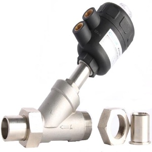 Vanne à siège incliné King Angle en acier inoxydable soudée à filetage externe pour le contrôle du débit de fluides chimiques, vapeur, eau, huile - Product Image 4