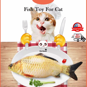 Hierba gatera eléctrica con Usb para gatos, juguete interactivo de simulación de peces y gatos - Product Image 6