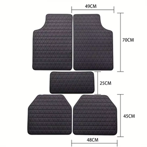 Tapis de sol de voiture universels en cuir antidérapant de luxe, imperméables, sur mesure, vente en gros, prix d'usine, pièces automobiles - Product Image 6