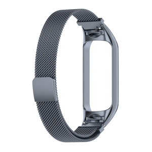 สายรัดข้อมืออัจฉริยะ Jmetec พร้อมกรอบกันกระแทก สายโลหะแบบมิลานีส สายนาฬิกาแม่เหล็ก สำหรับ Xiaomi <span class=keywords><strong>Mi</strong></span> <span class=keywords><strong>Band</strong></span> 5 <span class=keywords><strong>6</strong></span> - Product Image 6