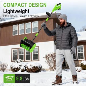 Pelle à neige électrique 20V sans fil 12 pouces de qualité commerciale avec kit LED pour allée – Vente en gros - Product Image 5