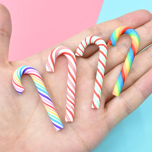 Cuentas de Resina Mágicas en Forma de Bastón, Color Arcoíris, 46*18mm, Venta al Por Mayor, Cuatro Opciones de Color, para Manualidades - Product Image 2