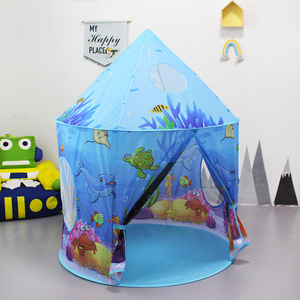 เต็นท์เด็กเล่น บ่อบอลในร่ม วัสดุ PE ลายมหาสมุทร สำหรับเด็ก ใช้ในบ้าน - Product Image 4