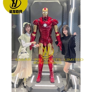 Vente chaude grandeur nature Iron Man Spider-Man & <span class=keywords><strong>Hulk</strong></span> Statues en résine <span class=keywords><strong>Marvel</strong></span> films décoration de rue commerciale modèle modèle - Product Image 1
