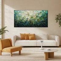 Peintures à la main personnalisées, grande œuvre d'art murale en texture 3D, art abstrait peint à la main, paysage texturé abstrait, peinture à l'huile