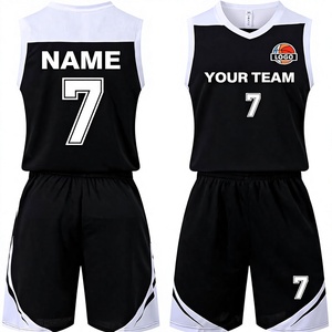 Custom Sublimation Front Logo Summer Basketball Uniform Set Sleeveless Team <b>Jersey</b> Mesh <b>Shorts</b> Breathable Quick Dry Sports Kit - Product Image 1