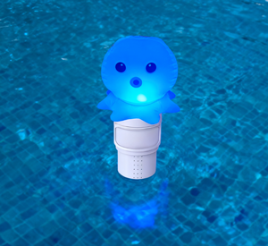 LED Solar <span class=keywords><strong>pulpo</strong></span> <span class=keywords><strong>piscina</strong></span> flotador de <span class=keywords><strong>cloro</strong></span> dispensador químico Color lámpara flotante extraíble taza flotante dispensador de medicamentos - Product Image 4