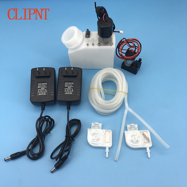 DTF 250ml Ink Tank White Ink Recycle System Motor Filter Connector Tube Damper L1800 Printer Modify Machine Tank with Stirrer