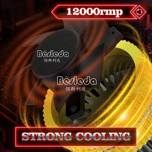 Fábrica de IKAS que suministra tubos de cobre rojos triples A12 240W 50000LM bombillas LED de superbrillo 4575 chips LED faro H1 H3 H4 H7 - Product Image 2