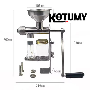 Prensa de aceite para el hogar, prensa de aceite caliente y fría no completamente automática, prensa de aceite pequeña con manivela manual - Product Image 6
