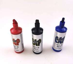 High Quality Customized logo Red Blue Black Oil Based Paint <b>Pen</b> Waterproof Art Paint Marker - Product Image 4