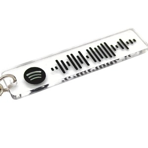 Nuevo <span class=keywords><strong>Llavero</strong></span> <span class=keywords><strong>Acrílico</strong></span> Personalizado con Impresión UV, Código de Canción de Lista de Reproducción, Regalos Promocionales, Código de <span class=keywords><strong>Spotify</strong></span>, Llaveros de Sublimación Musical - Product Image 4