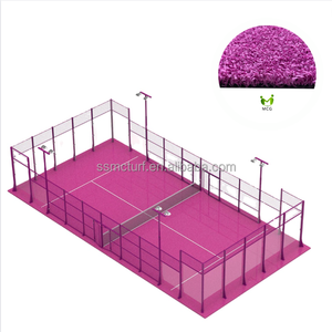 Padel-césped <span class=keywords><strong>Artificial</strong></span> estándar europeo, césped de corte Super Padel, césped <span class=keywords><strong>Artificial</strong></span>, suelo de pista de Bádminton - Product Image 5