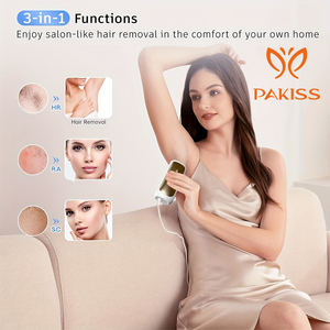 Épilateur IPL professionnel portable PAKISS pour <span class=keywords><strong>le</strong></span> visage et <span class=keywords><strong>le</strong></span> corps, utilisation à domicile, machine LIPL indolore et rafraîchissante pour l'épilation et les soins du visage - Product Image 3