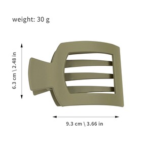 Nouvelle pince à cheveux tendance, bec de canard, forte adhérence, dents robustes, peut se plier confortablement, forme de pelle, design incurvé, pince à cheveux - Product Image 4