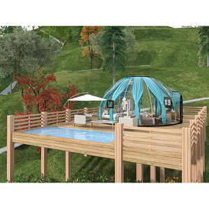 Nuova Tenda Trasparente <span class=keywords><strong>in</strong></span> Policarbonato per Magazzino, Casa a Stella <span class=keywords><strong>in</strong></span> Policarbonato, Casa a Cupola Ellittica Trasparente - Product Image 5