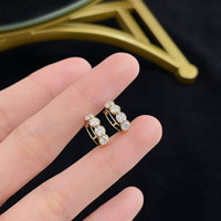Orecchini a Cerchio con Diamanti da Laboratorio per Donna, in Platino Pt950, Stelle Brillanti, Lusso e Moda, Orecchini a Cerchio Raffinati con Diamanti Coltivati in Laboratorio