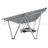 Système de montage de carport solaire en acier pour panneaux photovoltaïques de 10 kW, certifié CE, 100 % étanche, garantie 10 ans, Trip Solar 25
