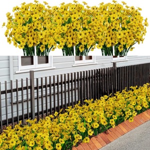 ColoPlay Lot de 24 fleurs artificielles résistantes aux UV de 2,5 cm, style ferme, pour usage extérieur/intérieur, boîte de porche, fenêtre, décoration de maison et de mariage - Product Image 1