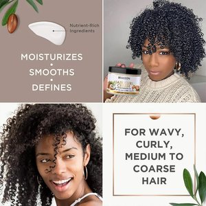 Crème hydratante <span class=keywords><strong>pour</strong></span> <span class=keywords><strong>boucles</strong></span> au beurre de karité et à la noix de coco, produits coiffants <span class=keywords><strong>pour</strong></span> cheveux, crème <span class=keywords><strong>pour</strong></span> <span class=keywords><strong>boucles</strong></span> 4c - Product Image 4