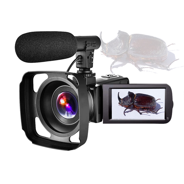 3.0 Inch IPS Touch Screen 18X Zoom Video Camera Camcorder Full HD 2.7K 30MP IR Night Version Vlogging Camera