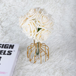 Vente en gros de 25 pièces de haute qualité bricolage mousse PE artificielle fleur de rose décoration florale de <span class=keywords><strong>gâteau</strong></span> de la Saint-Valentin fournitures de fête de <span class=keywords><strong>mariage</strong></span> décoration murale - Product Image 6