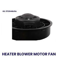 Compatible avec Nissan Qashqai II J11 X Trail Moteur de ventilateur de chauffage 12V OLIVER 2013-2022 272264BG0B