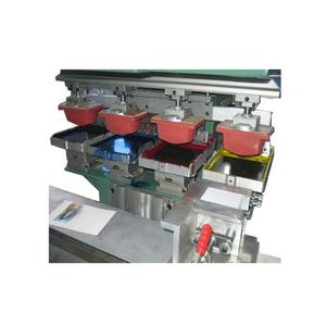 4-Color Semi-Automatic Tampo <b>Printer</b> Open Ink Tray New Condition <b>Pad</b> Printing Machine for Helmet Logo Design - Product Image 3