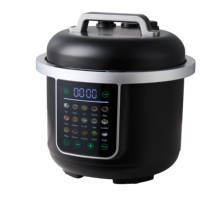 Cuisinière électrique à pression 6L 1000W 15-en-1 multifonctionnelle intelligente avec écran tactile, menus prédéfinis, cuisson rapide pour la maison