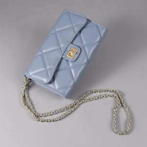 Billeteras Cuero Genuino Mujer Women Card Holder Ladies <b>Wallet</b> Luxury Quilted <b>Purse</b> <b>Phone</b> Checkbook Organizer Zipper Coin <b>Purses</b> - Product Image 3