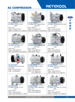 Compresseur de climatisation automobile KOOLMAN 88320-6A490 88310-6A140, pompe de climatisation pour Prado 2700 12V, pièce de rechange