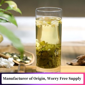 Té Verde <span class=keywords><strong>de</strong></span> Jazmín 100% Natural OEM, Fragancia Floral Fresca, <span class=keywords><strong>Hojas</strong></span> Puras Dispersas, Bebida Herbal Diaria, Ingredientes para Té con Leche - Product Image 4